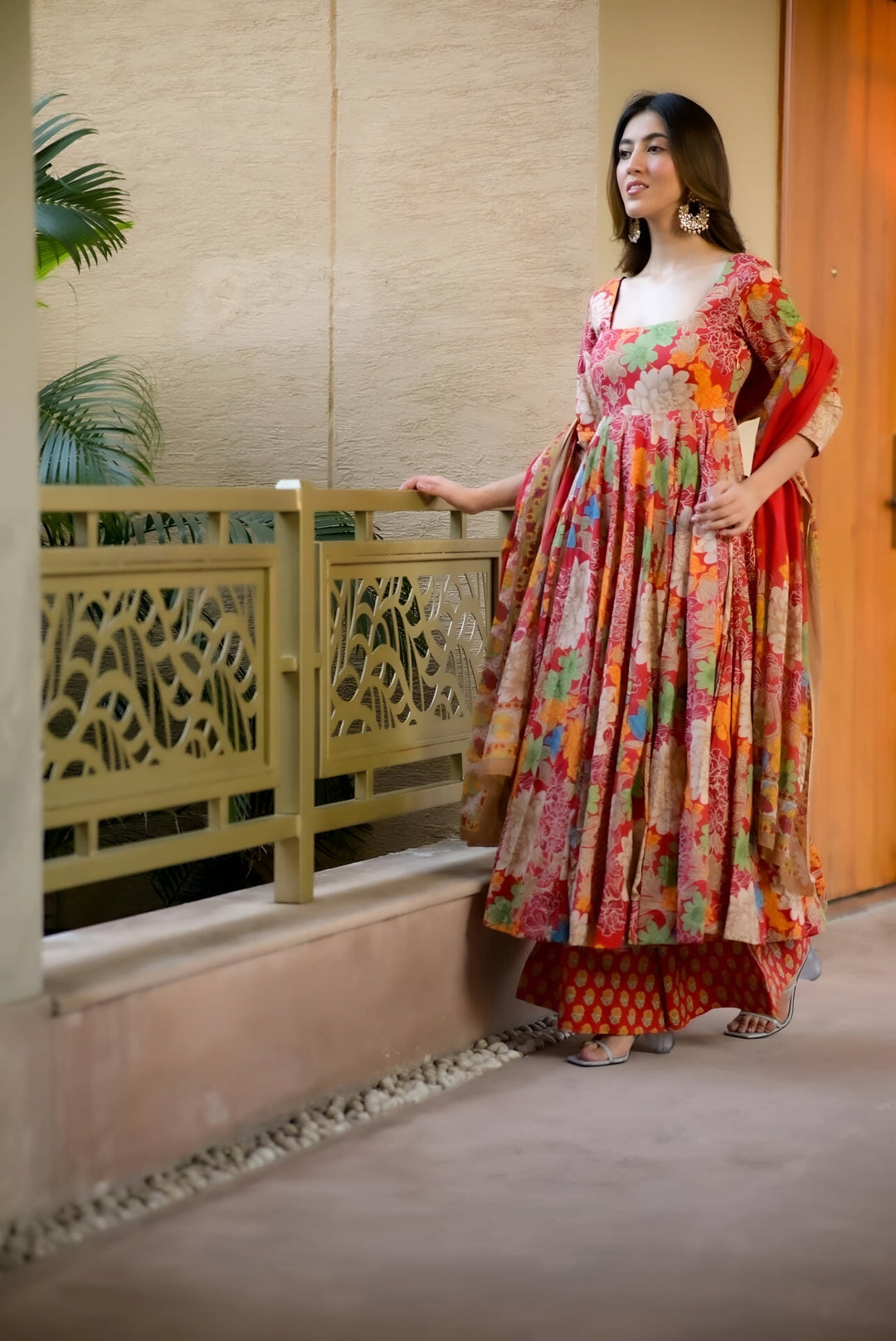 VAANI FLORAL COTTON SUIT SET