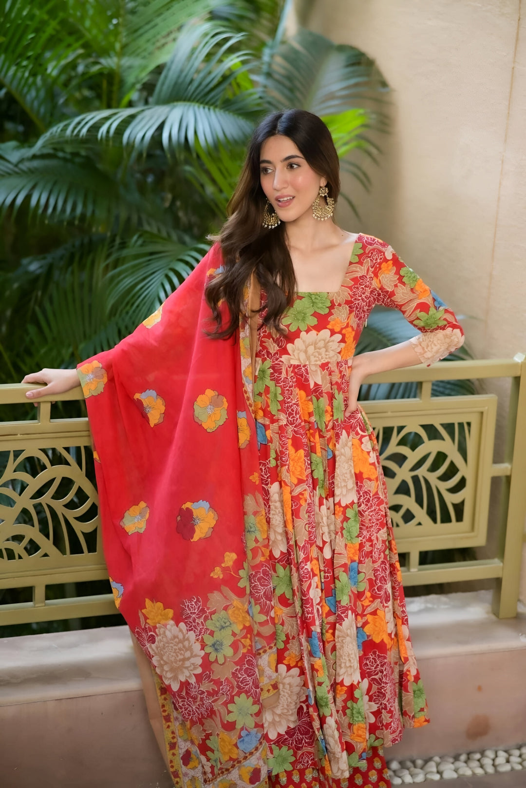 VAANI FLORAL COTTON SUIT SET